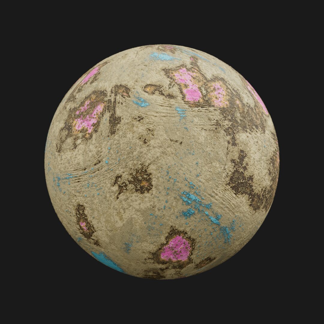 4K Creative Grunge 06 - C4D Redshift Material