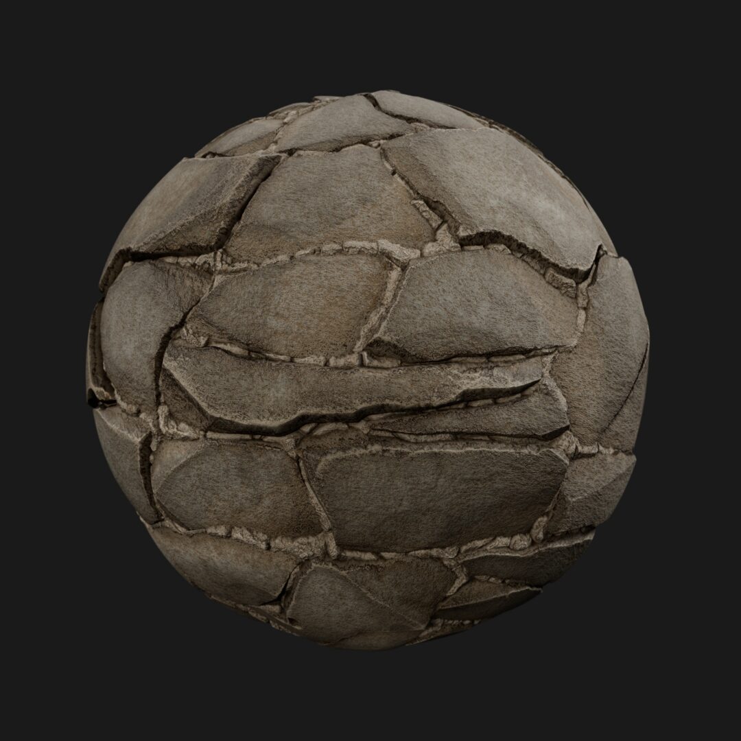 4K Large Rock Wall 01 – C4D Redshift Material