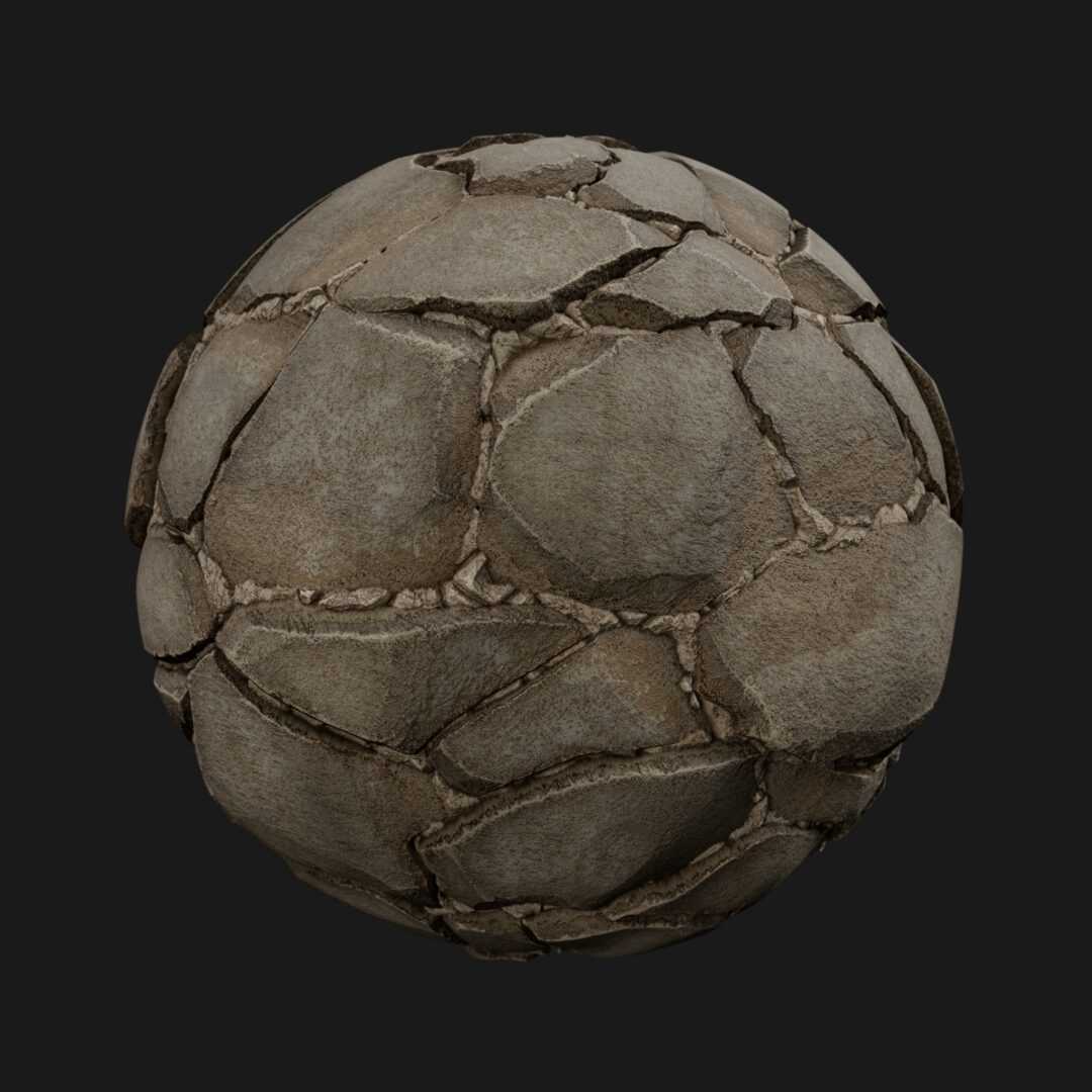 4K Large Rock Wall 02 – C4D Redshift Material