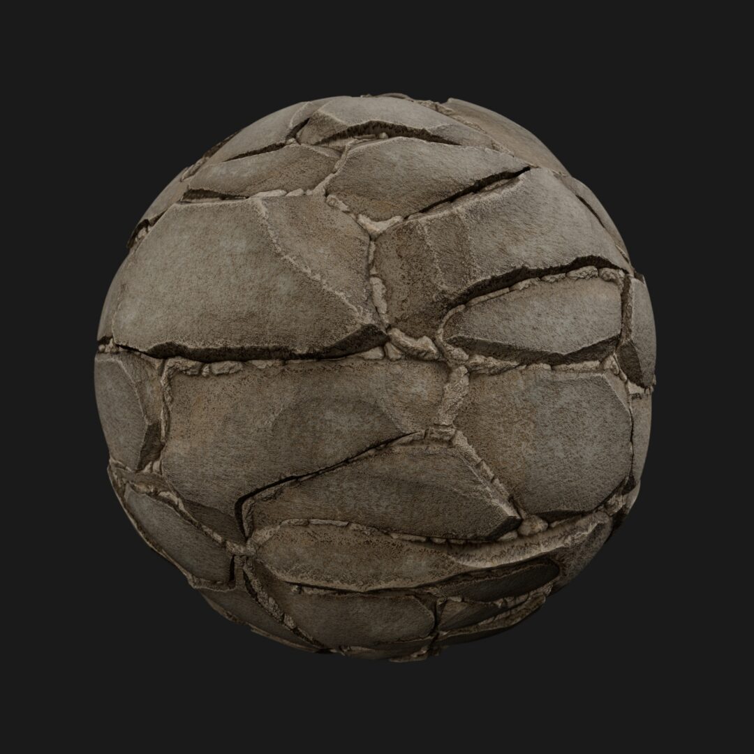4K Large Rock Wall 03 – C4D Redshift Material