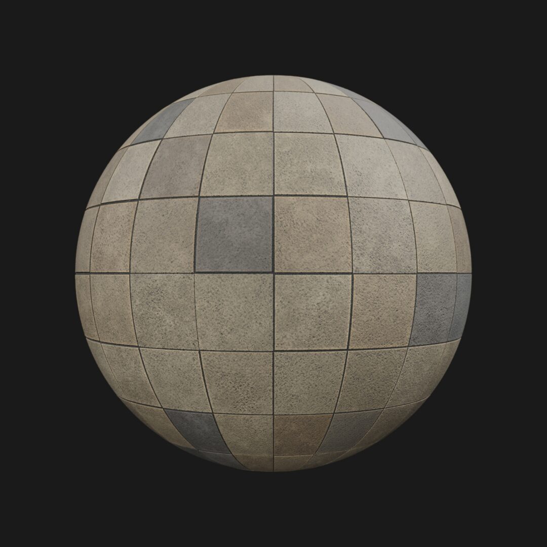 4K Multi-Color Tiles 01 – C4D Redshift Material