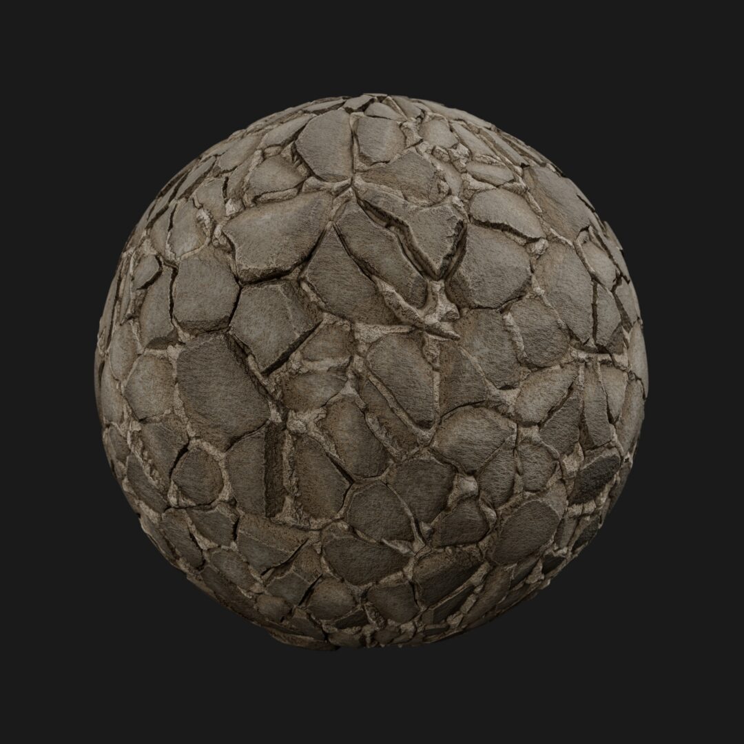 4K Small Rock Structure 02 – C4D Redshift Material