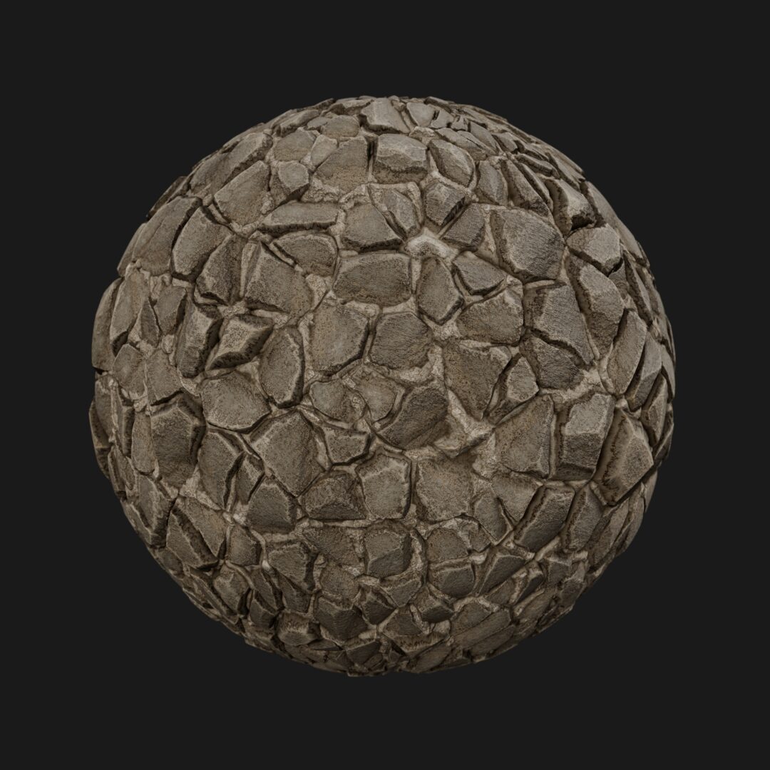 4K Small Rock Structure 03 – C4D Redshift Material