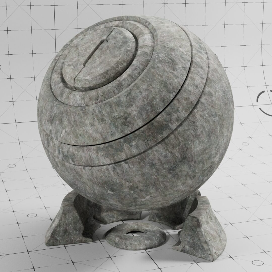 4K Large Concrete Surface 03 – C4D Redshift Material