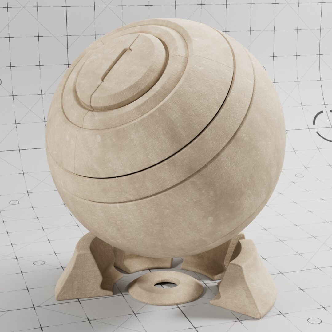 4K Large Concrete Surface 06 – C4D Redshift Material