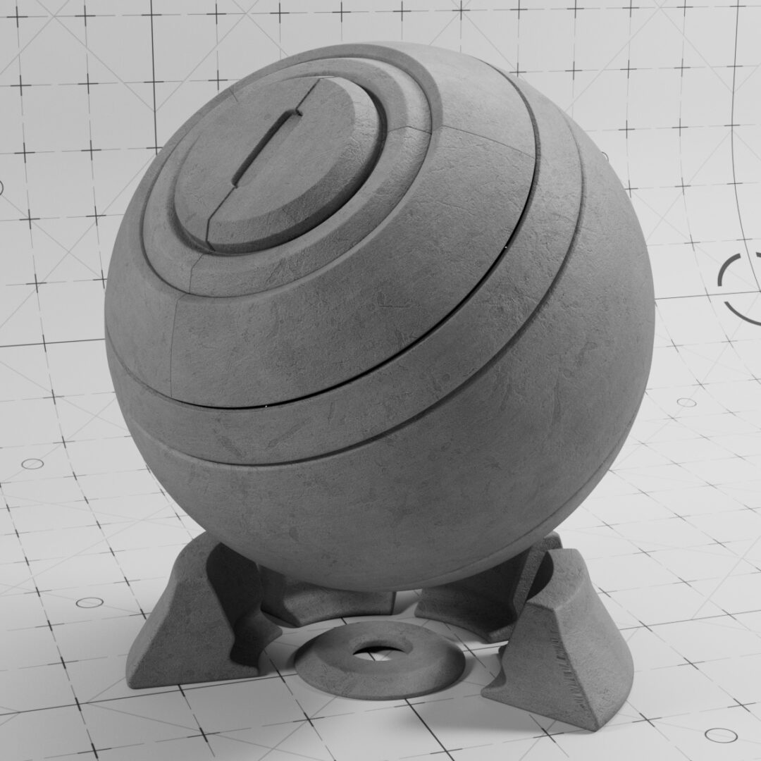 4K Large Concrete Surface 07 – C4D Redshift Material