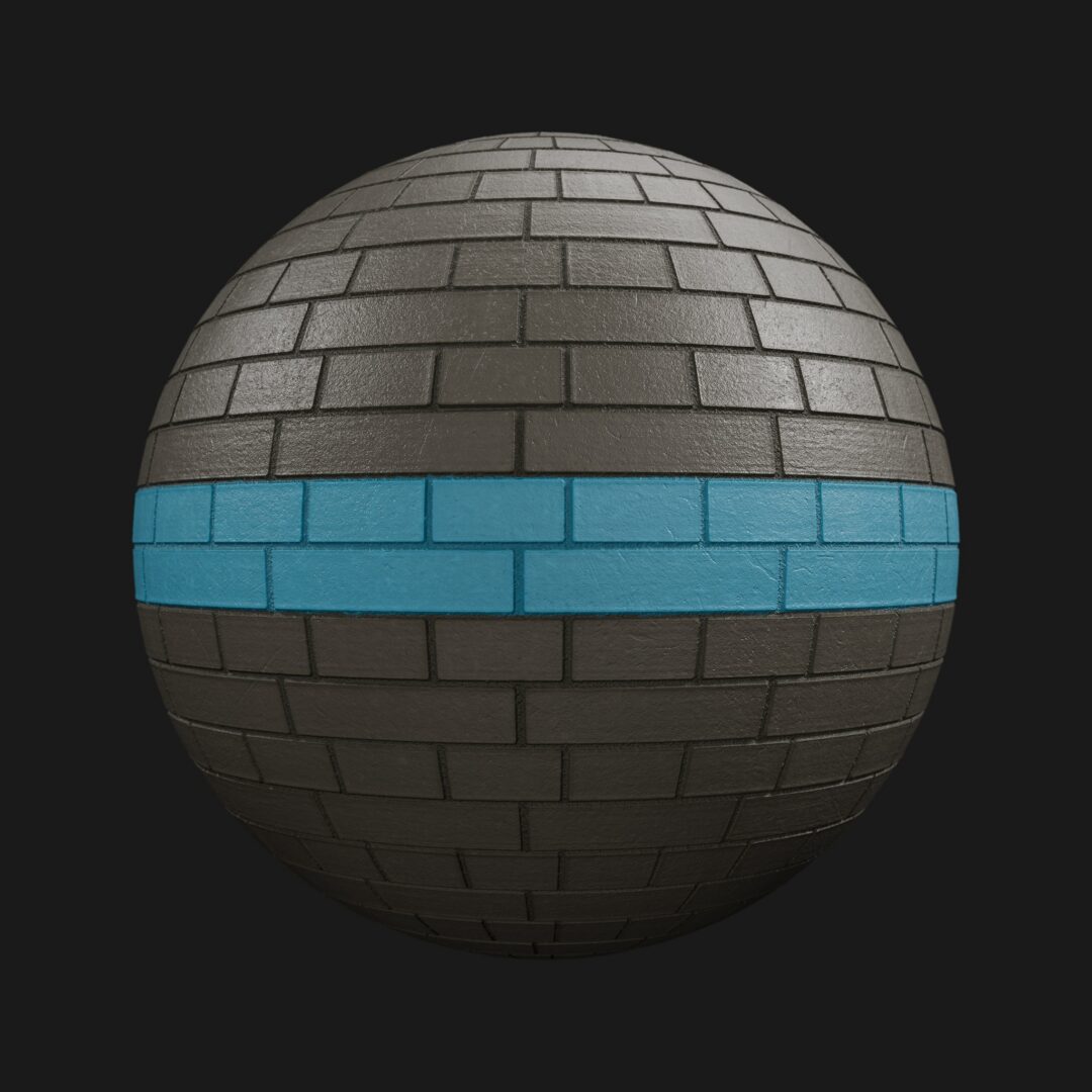 4K Painted Brick 03 – C4D Redshift Material
