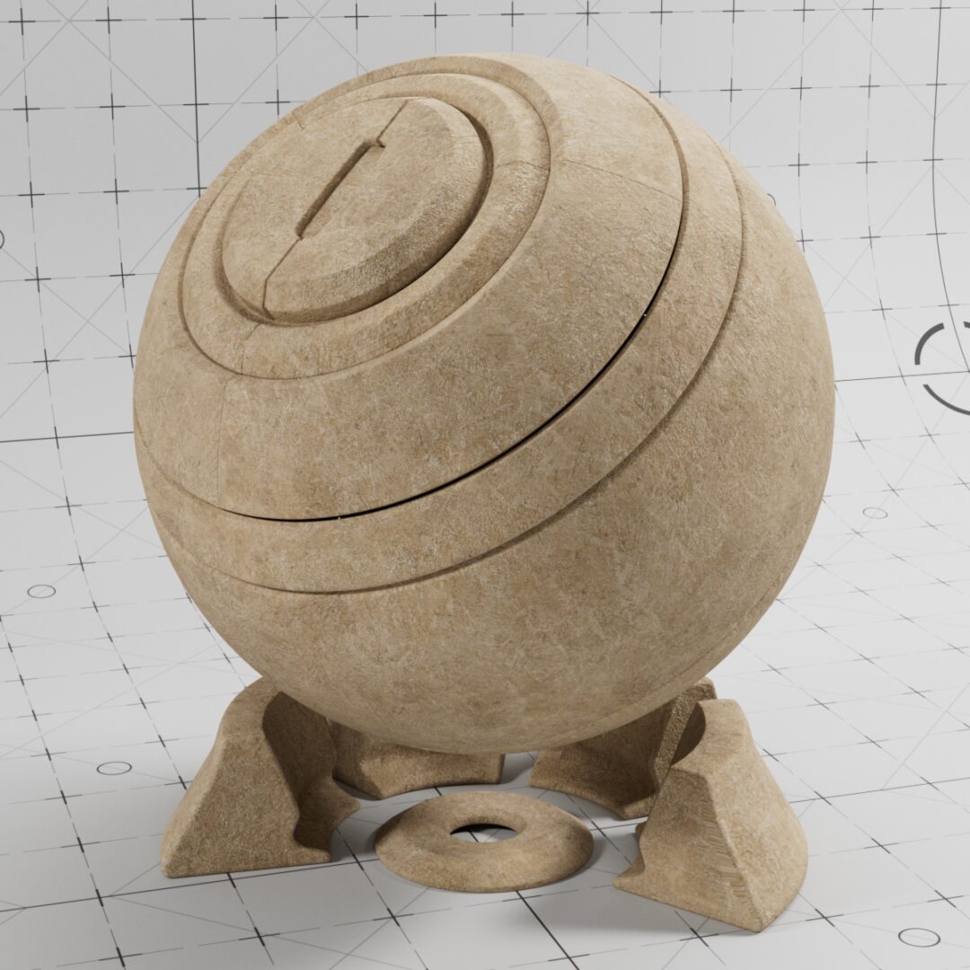 4K Rough Wall Concrete 01 – C4D Redshift Material