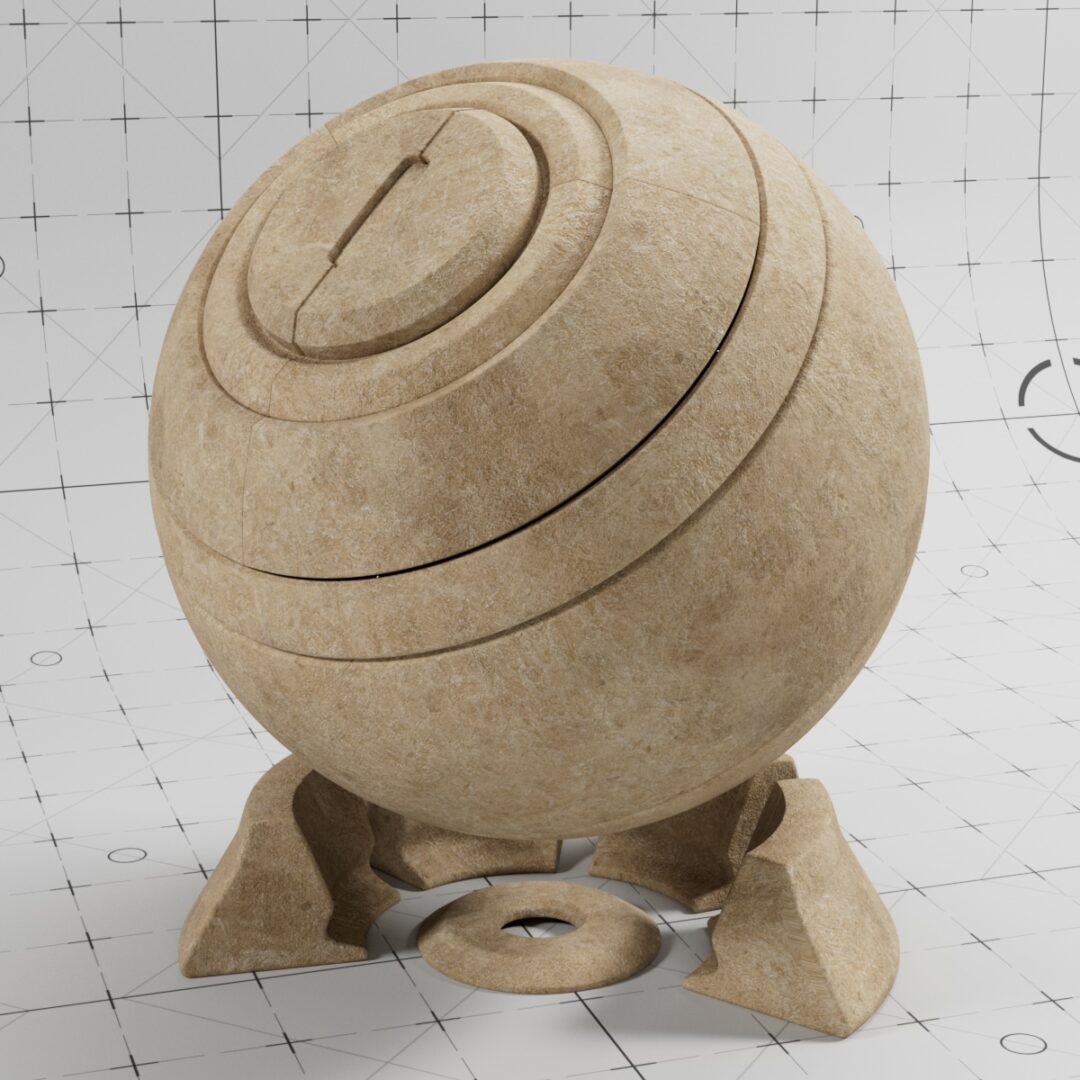 4K Rough Wall Concrete 02 – C4D Redshift Material