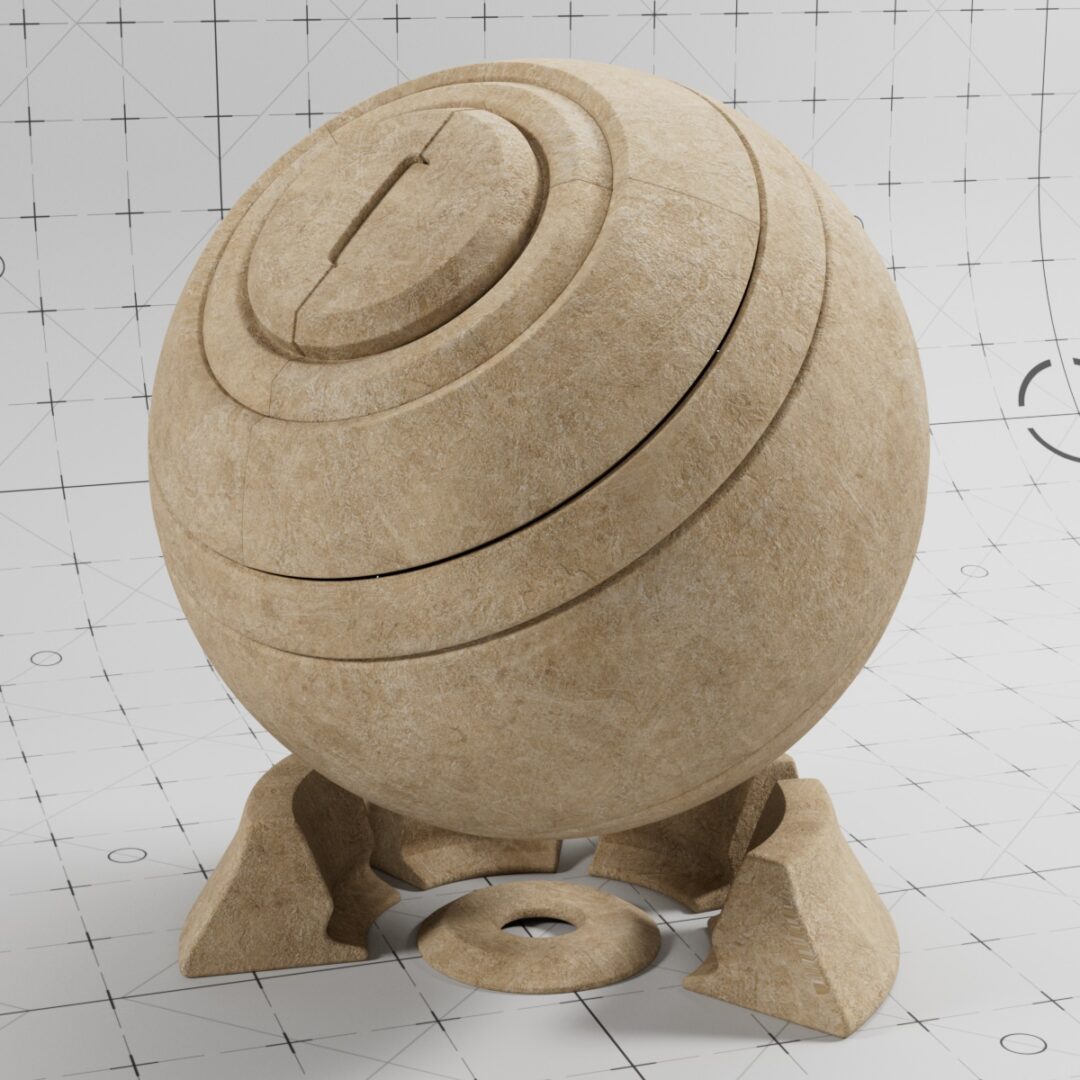 4K Rough Wall Concrete 03 – C4D Redshift Material