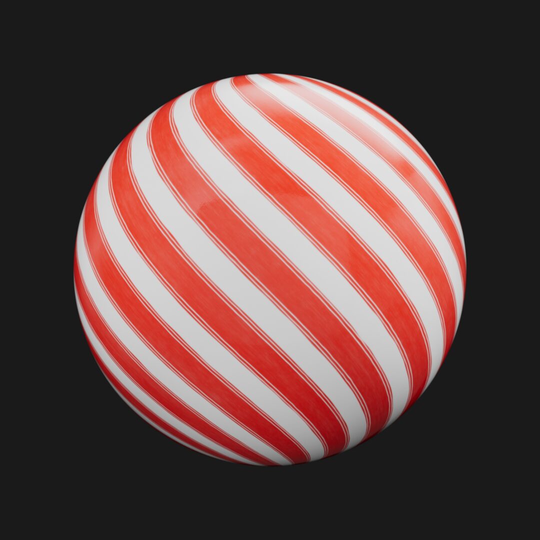 4K Candy Cane 03-C4D Material