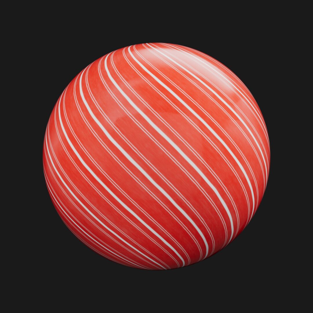 4K Candy Cane 04-C4D Material