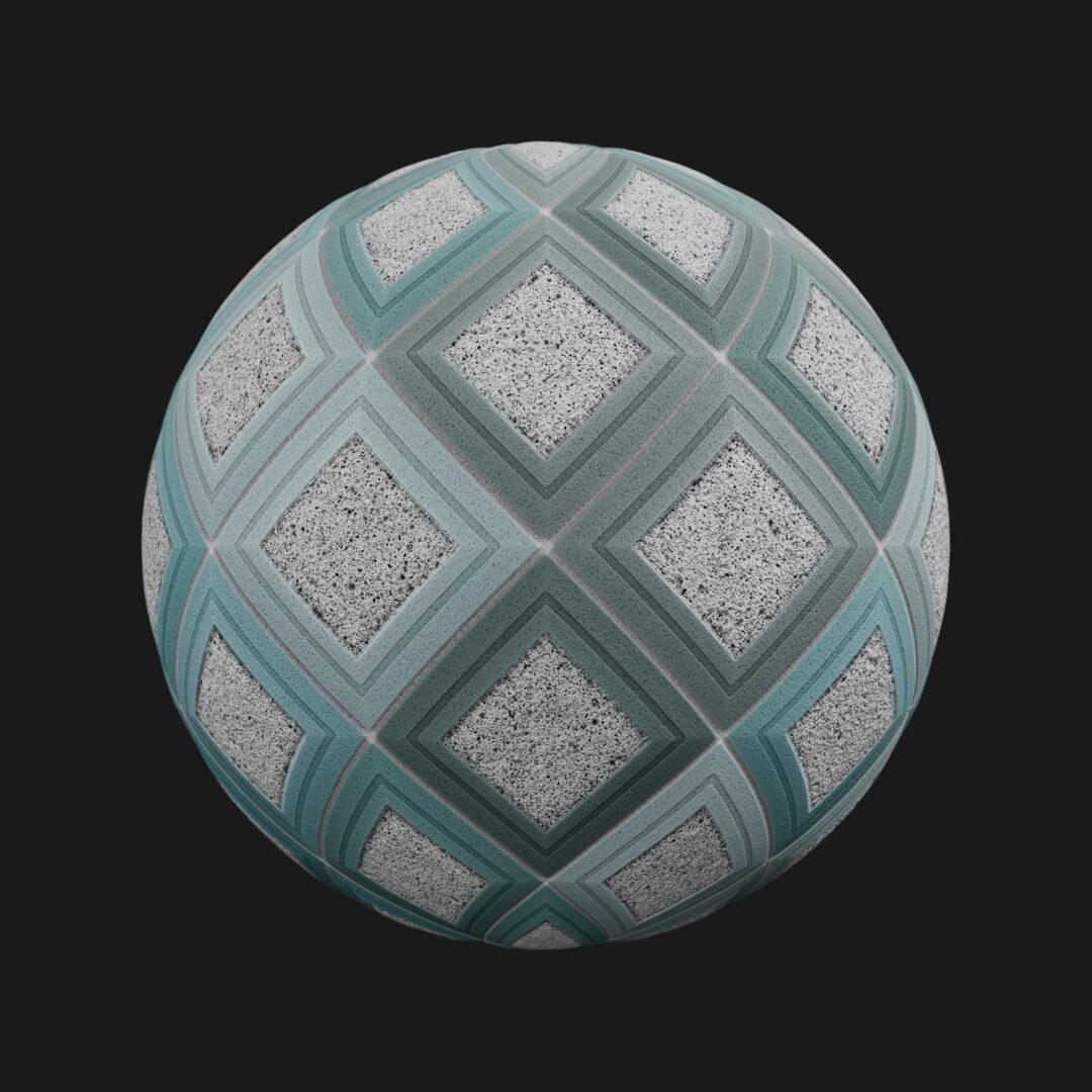 4K Modern Diamond Cement 02-C4D Material