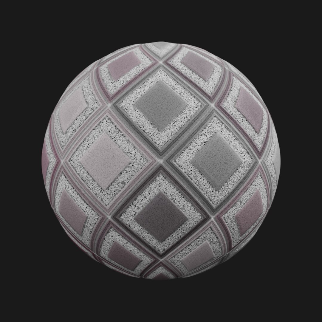 4K Modern Diamond Cement 03-C4D Material