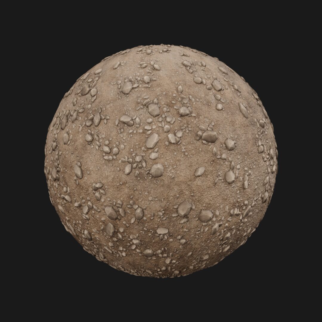 4K Rock Field 04-C4D Material