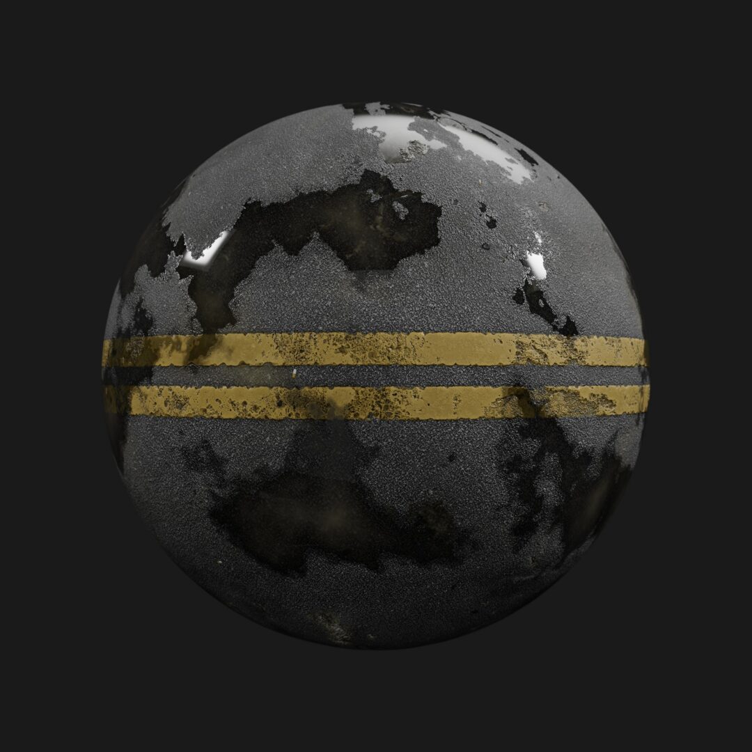 4K Ruined Street 02-C4D Material