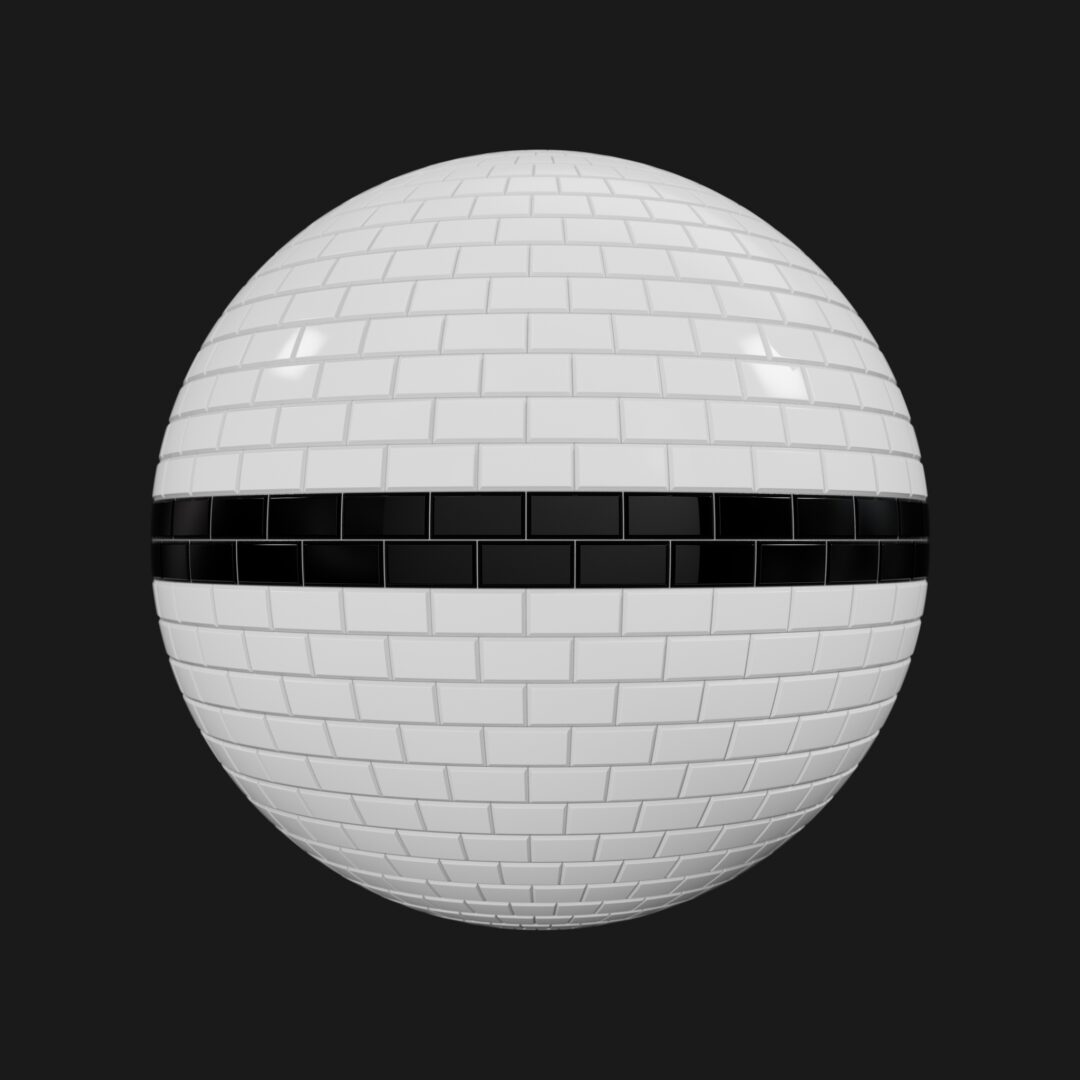 4K Subway Ceramic Tiles 02-Clean-C4D Material