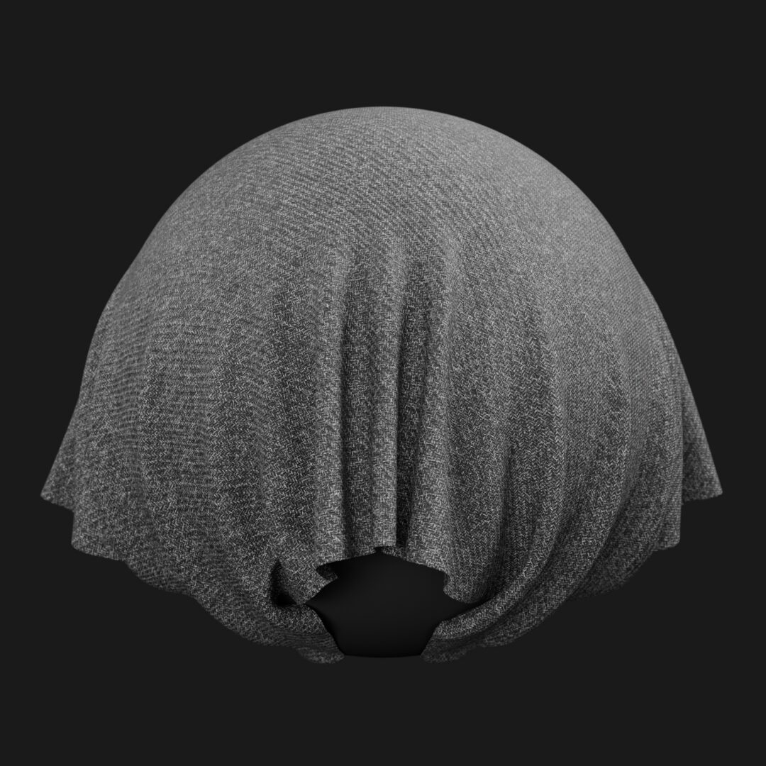 Black Denim Fabric - C4D Redshift Material
