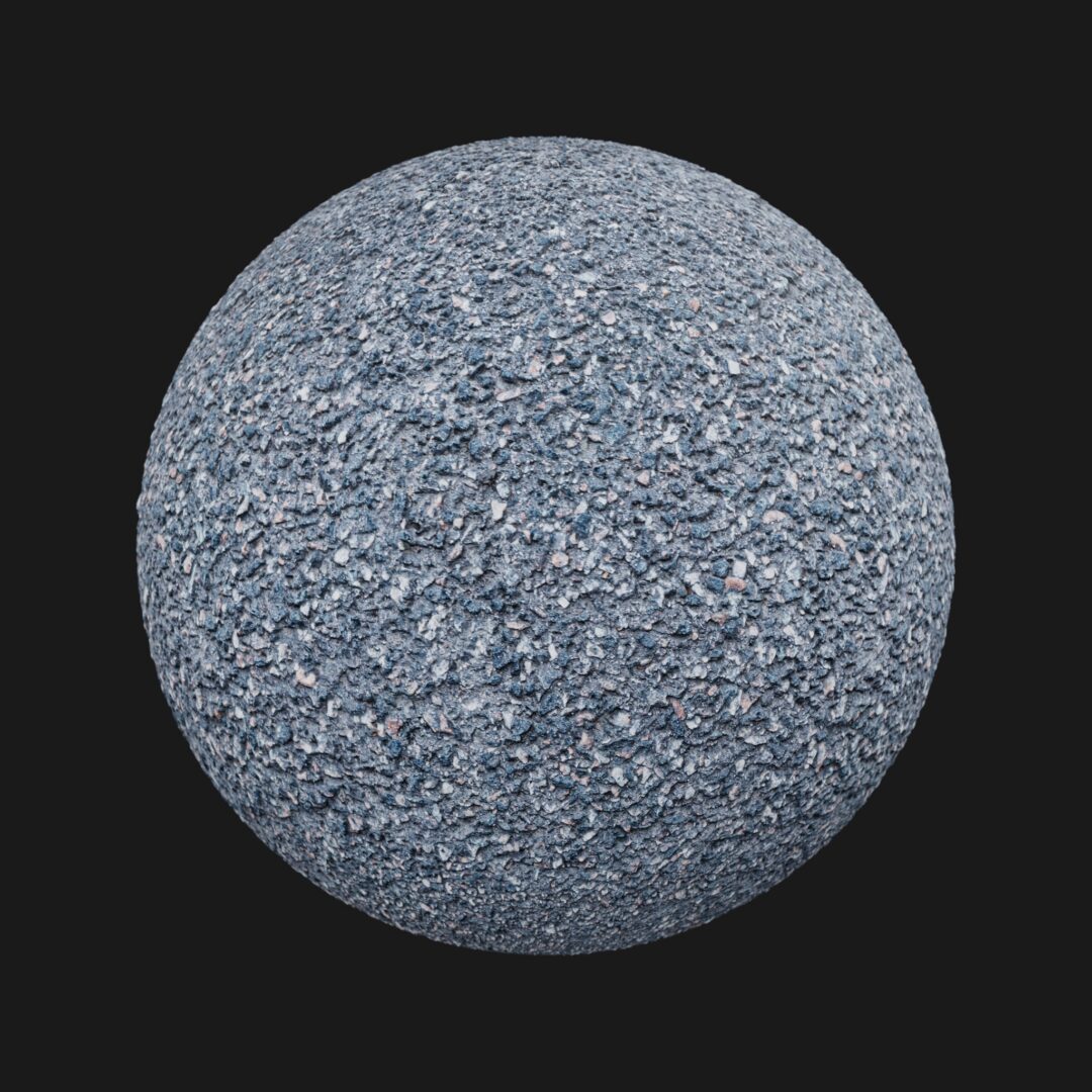 Concrete Pebbles Mix 02 - C4D Redshift Material