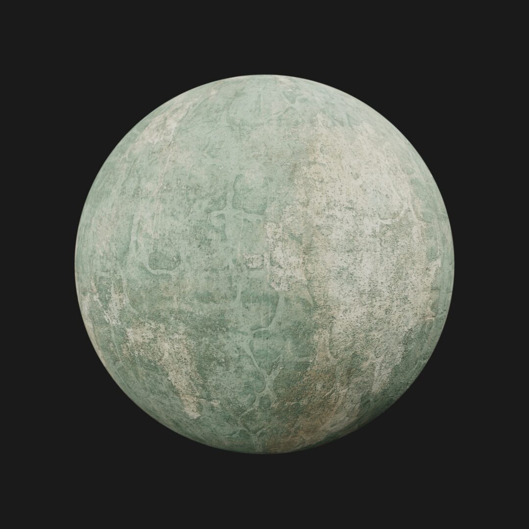 4K Old Painted Grunge Wall 01 - C4D Redshift Material