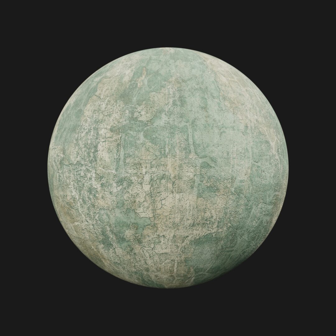 4K Old Painted Grunge Wall 02 - C4D Redshift Material
