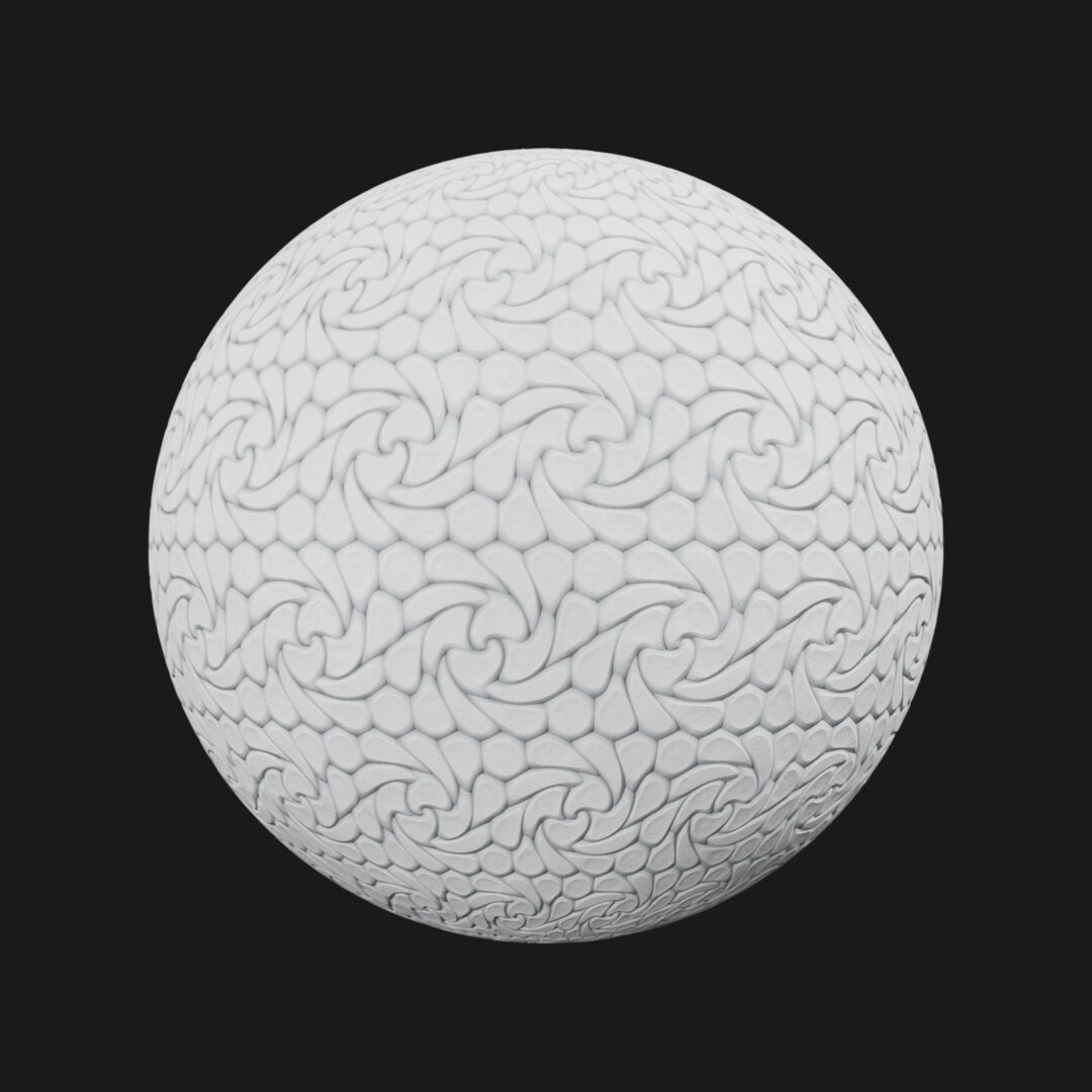 4K Unique Wall Pattern 05-C4D Material