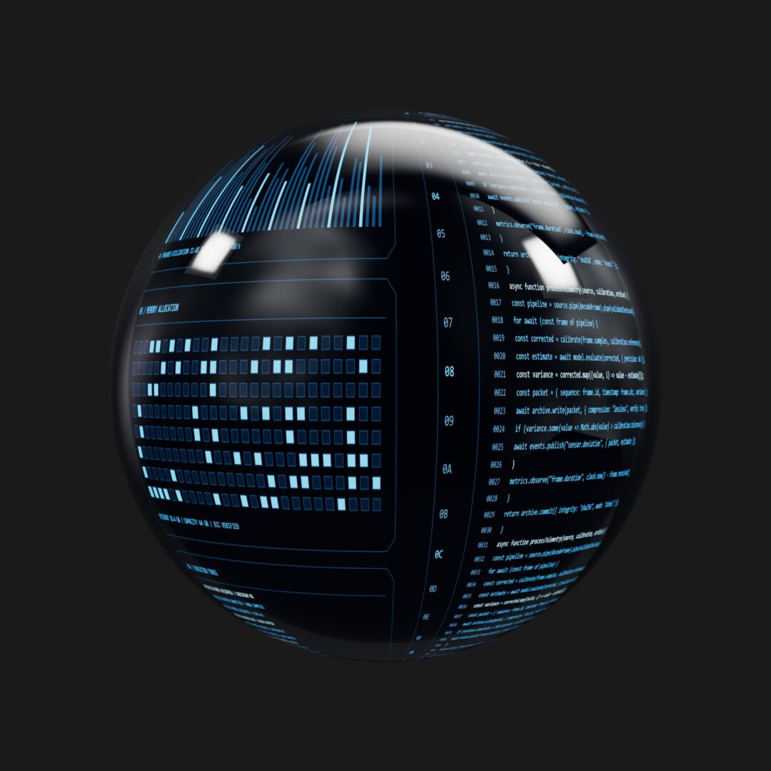 Blue Compute Console HUD Emissive - C4D Redshift Material