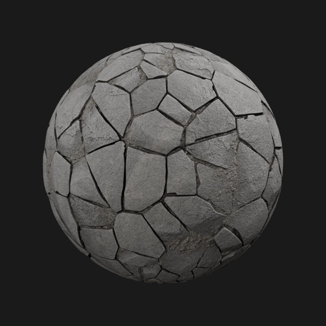 Broken Stone 07 - C4D Redshift Material