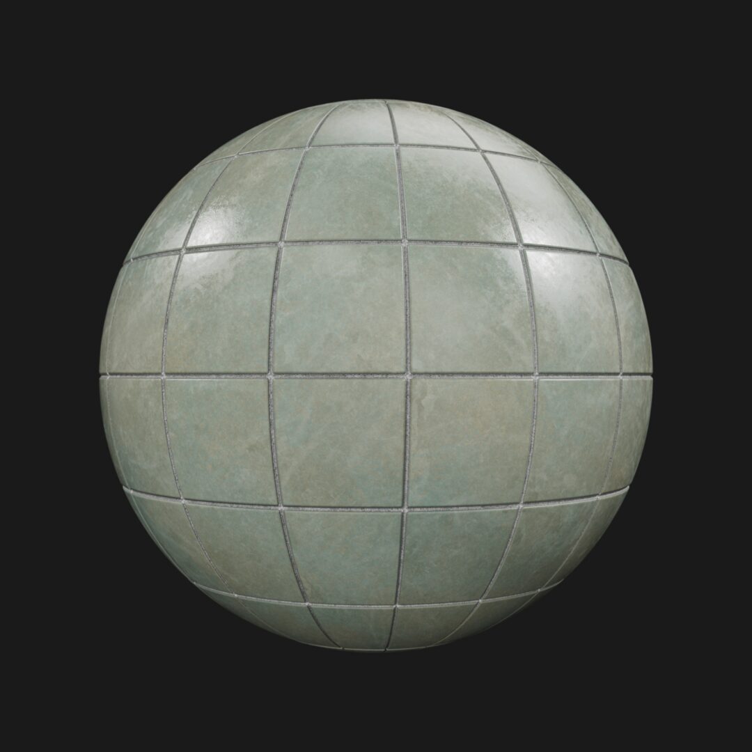 Ceramic Square Tiles 01 - C4D Redshift Material