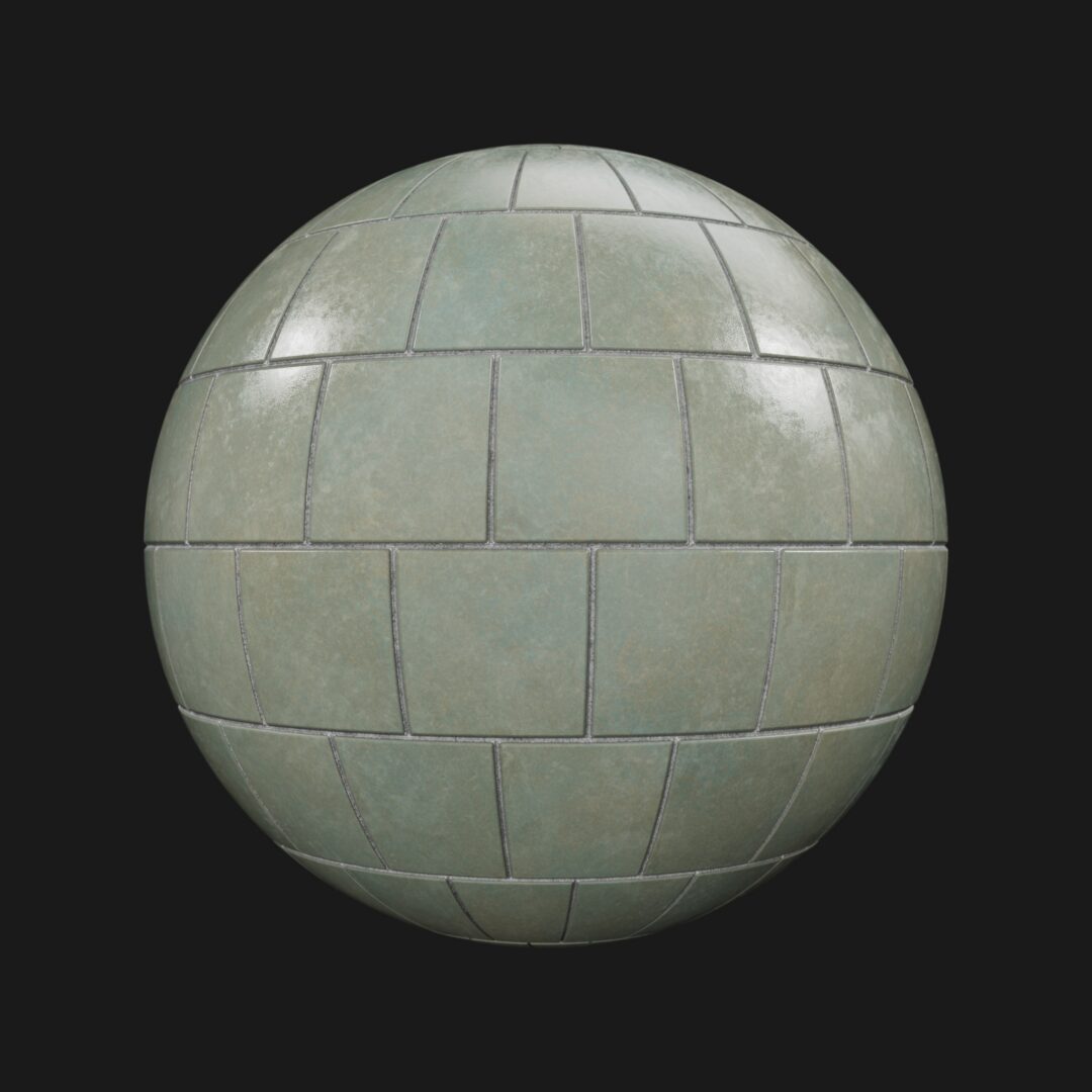 Ceramic Square Tiles 01b - C4D Redshift Material