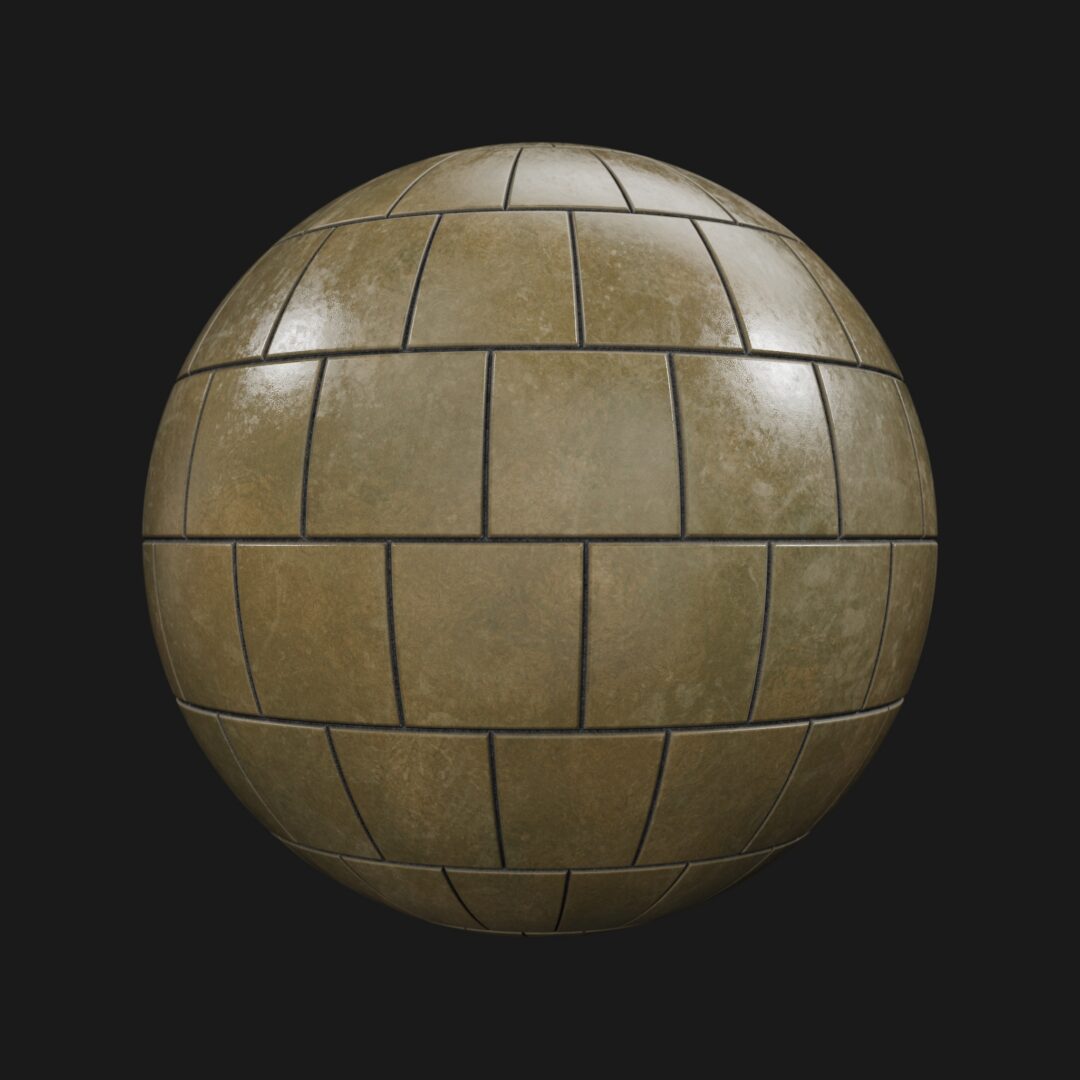 Ceramic Square Tiles 02b - C4D Redshift Material