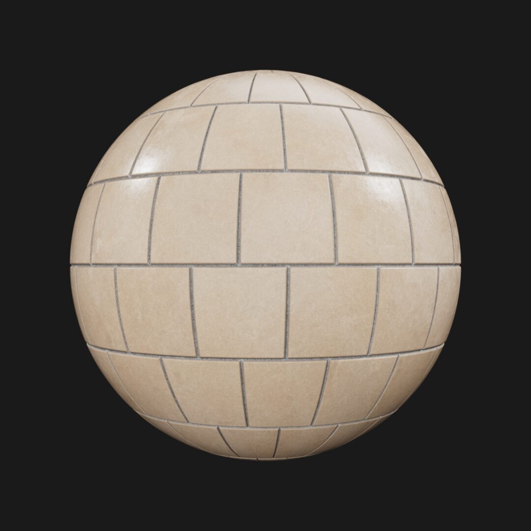 Ceramic Square Tiles 03b - C4D Redshift Material