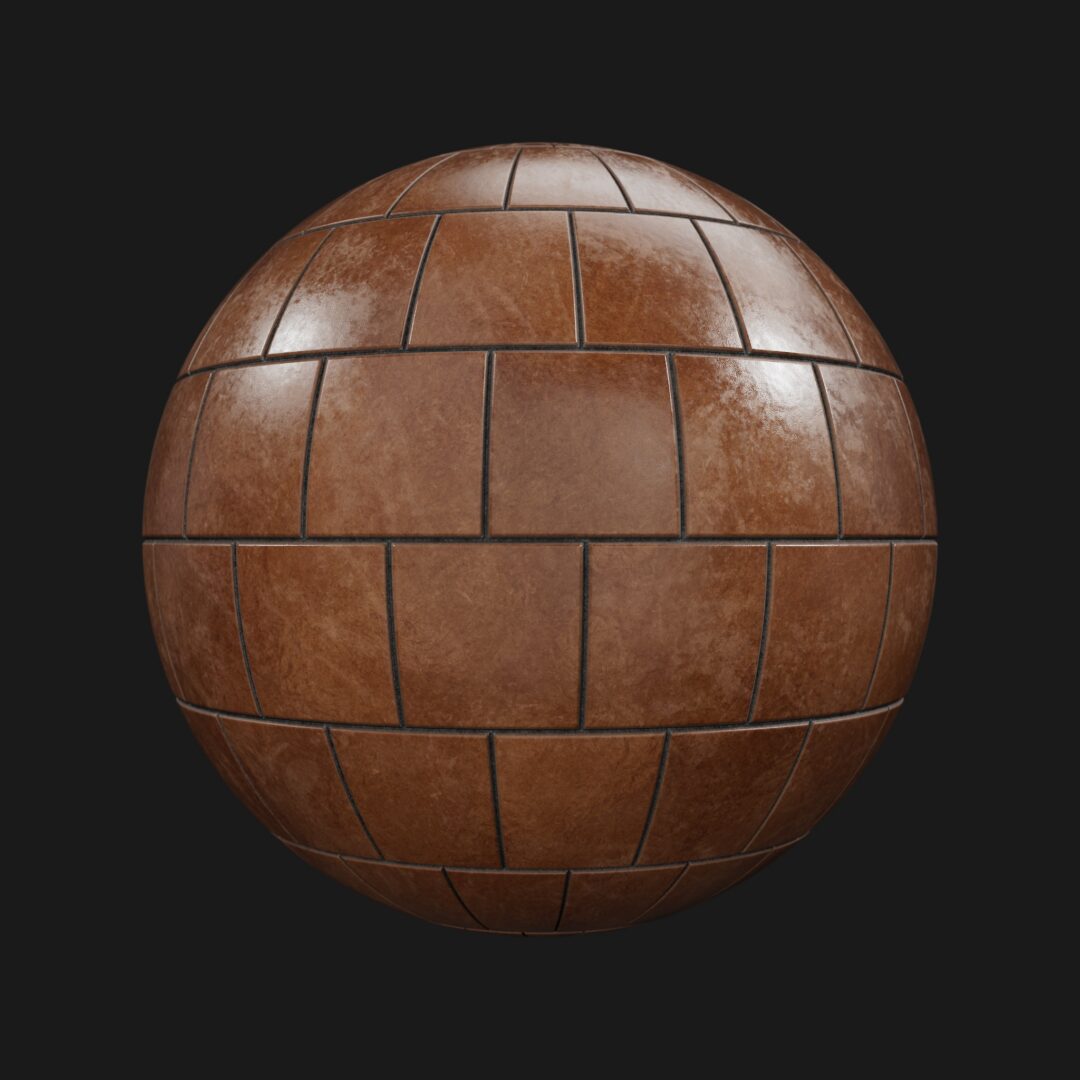 Ceramic Square Tiles 04b - C4D Redshift Material