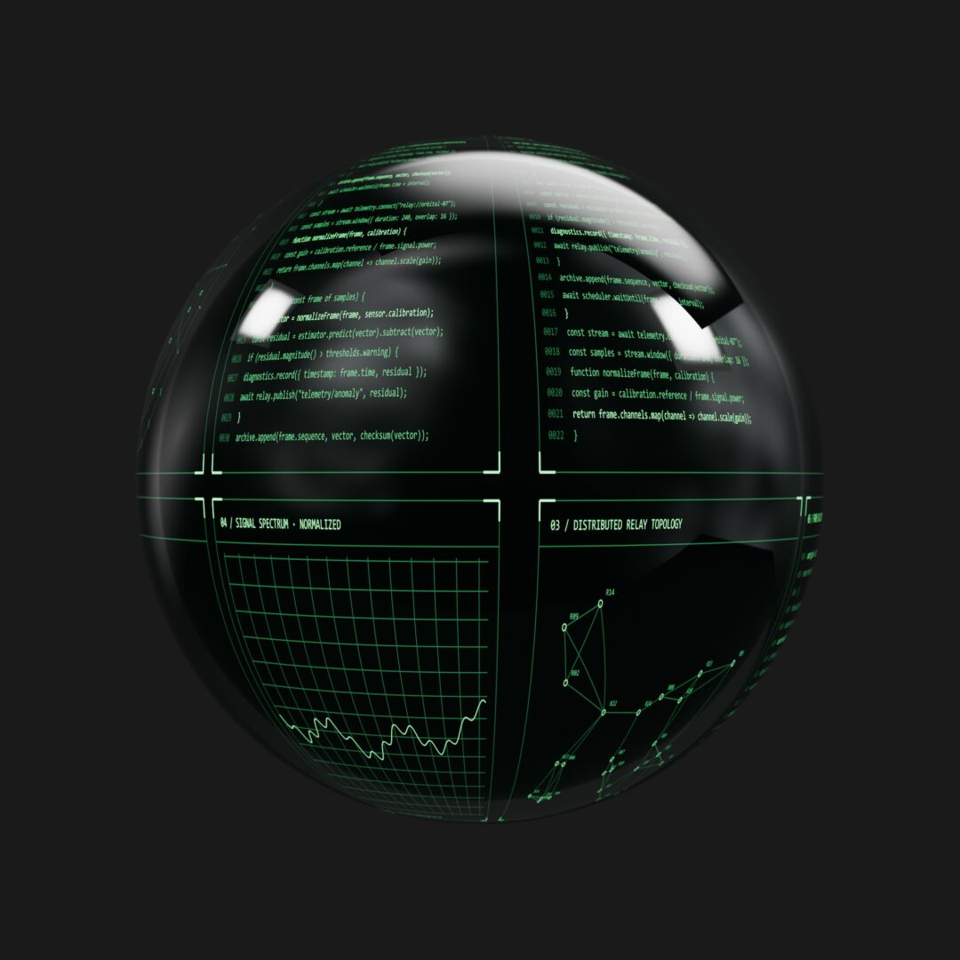 Green Command Grid HUD Emissive - C4D Redshift Material